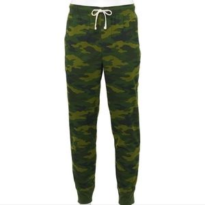 Men's Sonoma Goods For Life Jogger Sleep Pants Lounge Wear Green Camo Size XXL